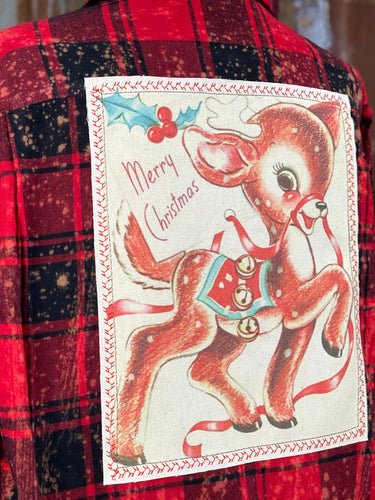 Reindeer Holiday Flannel Angry Minnow Clothing Co.